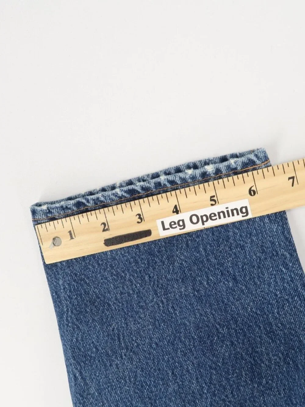 Levis Made & Crafted Jeans Mens 29 Blue Draft Wide Taper Crop‎ Distressed Cotton